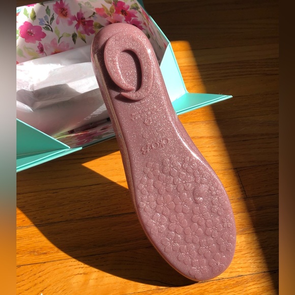 Oka B Watermelon Sparkle Flats - Picture 3 of 8